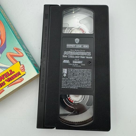 Warner Bros Animaniacs Pinky & the Brain VHS You Will Buy This Video - Picture 4 of 5